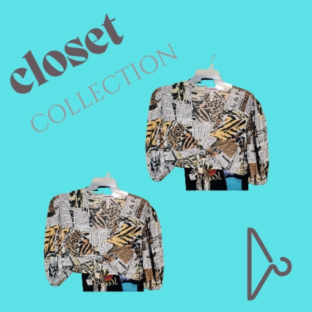 Patterned Crop Top